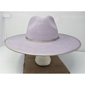 Flea Style Cowboy Hat 100% Australian Wool Felt Outdoor‎ Lavender NWOT